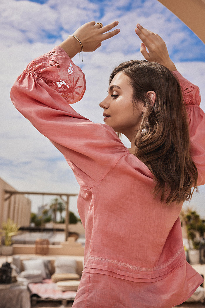 Cozy Button-up Blouse