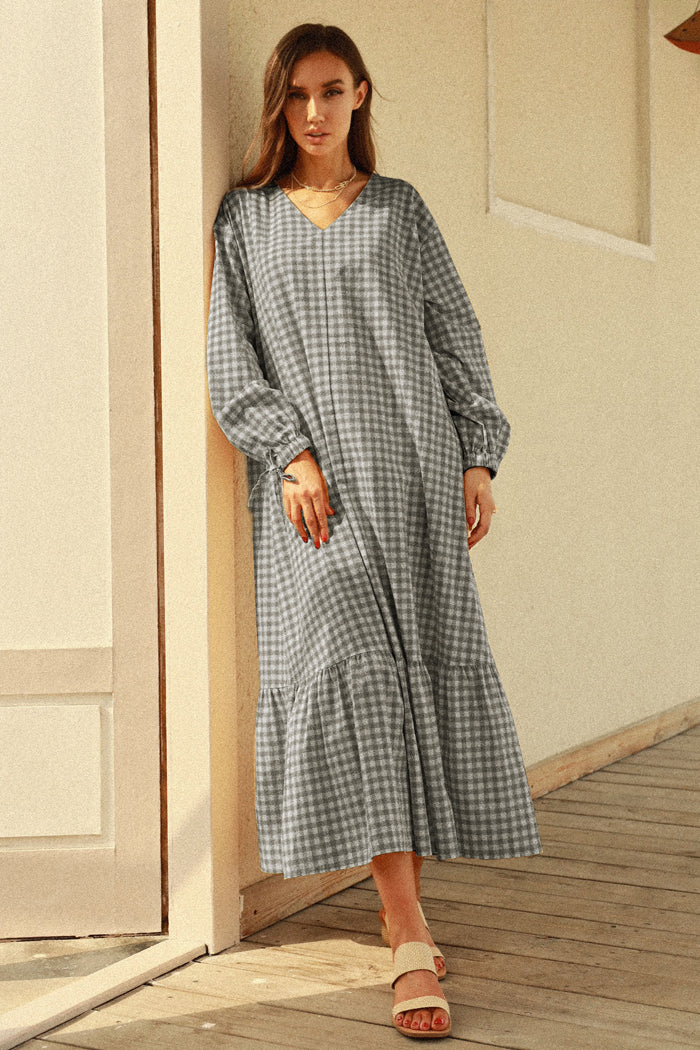 Loose Fit Flared Dress